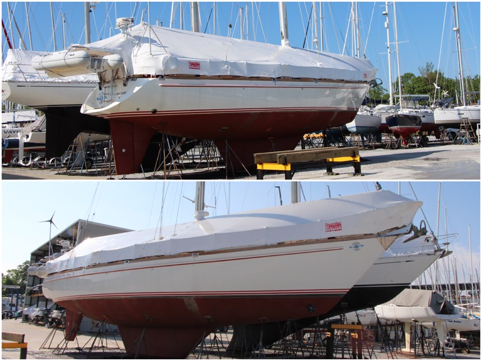 boat shrink wrapping - annapolis md - diversified marine