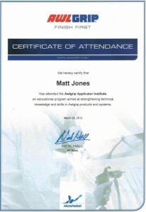 Awlgrip - Matt Jones (2012-03-29) Certifications for Marine Electronics, Awlgrip Paint & More- Annapolis MD