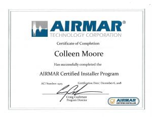 CM-Airmar-Certified-Installer-Certificate